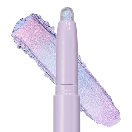 ColourPop Shadow Stix - Multichrome Cream Eyeshadow Stick with Long-Lasting Color - Multi-Use Cream Makeup with a Built-In Sharpener & Precise Tip for Easy Application - Cotton Candy (0.05 oz) - Image 1