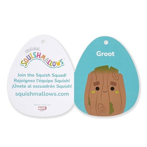Squishmallows Original 12in Marvel Groot Plush (Medium-Sized) thumbnail 7