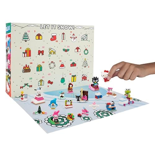 BLDR Hello Kitty and Friends 2025 Advent Calendar Building Set - 8 Buildable Minifigures & 16 Buildable Gifts - Kids and Sanrio Fans Ages 8+, 0134 thumbnail 4