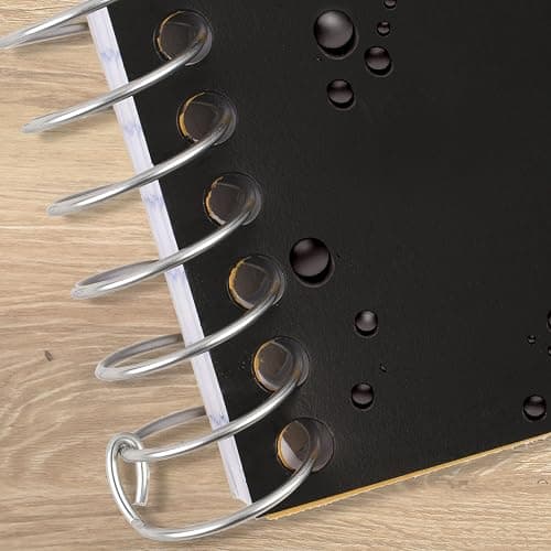 Five Star Spiral Notebook, 2 Subject, College Ruled Paper, 6" x 9-1/2", 80 Sheets, Fights Ink Bleed, Water Resistant Cover, Black (840029AA2-ECM) thumbnail 7