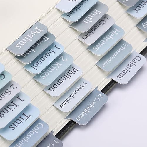 Mr. Pen- Bible Tabs, 75 Tabs, Laminated Bible Tabs for Women and Men, Bible Tabs for Study Bible, Bible Index Tabs, Bible Book Tabs, Bible Labels Tabs, Mr Pen Bible Tabs thumbnail 6