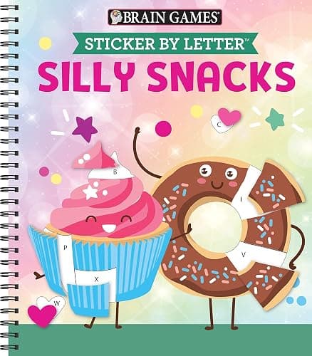 Brain Games - Sticker by Letter: Silly Snacks - Image 1