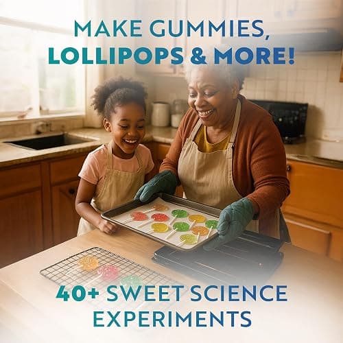 Playz Edible Candy Making Science Kit for Kids Ages 8-12 Years Old - Food Science Chemistry Kid Science Kit with 40 Experiments to Make Your Own Chocolates, Educational Science Kits for Boy & Girls thumbnail 9
