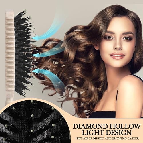 Auhrjomra Curly Hair Brush Defining, Volume Curl Defining Brush for Effortlessly Detangling Shaping and Styling Men's Women's Curls, Waves & Coils, Curly Hair Products, Reduce Frizz, Beige 1PC thumbnail 5