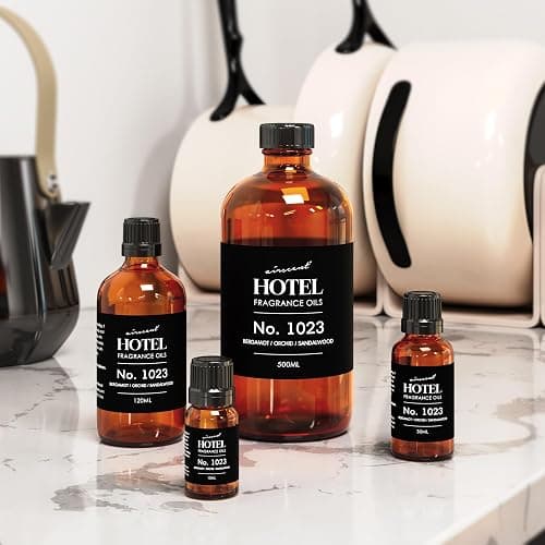 AirScent Hotel Diffuser Oil No. 1023 Inspired by The Baccarat Hotel Scent - Love Affair Fragrance Oil for Ultrasonic and Waterless Diffusers and Crafting - 10 mL, 0.34 fl oz Glass Bottle with Dropper thumbnail 6