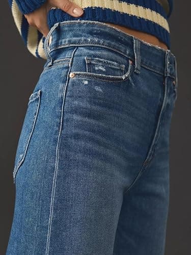 KUNMI Jeans for Women Wide Leg Baggy High Waist Boyfriends Straight Leg Stretchy Denim Pants Trendy Fall 2025 thumbnail 5