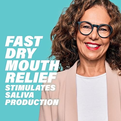ACT Dry Mouth Moisturizing Gum, 20 Pieces, With Xylitol, Sugar Free Soothing Mint thumbnail 3