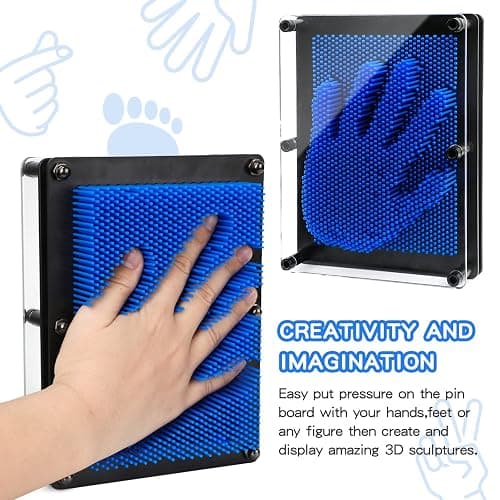 ENJSD 3D Pin Art Sensory Toys for Kids 5-7, Pin Art Board Impression Sensory Toys for Kids with Autism, Autism Gifts for Autistic Children Age 3, 4, 5, 6, 7, 8, 9, 10+ Years Old Boys Girls thumbnail 6