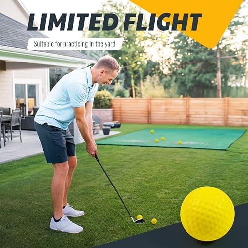 JAYA 24 Pack Foam Golf Practice Balls, Realistic Feel and Limited Flight, Soft for Indoor or Outdoor Training thumbnail 3