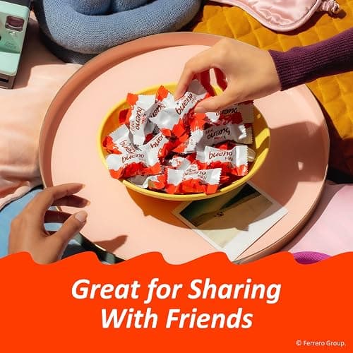 Kinder Bueno Mini Chocolate Bites, Hazelnut Cream, Party Pack, 23.8 oz thumbnail 6