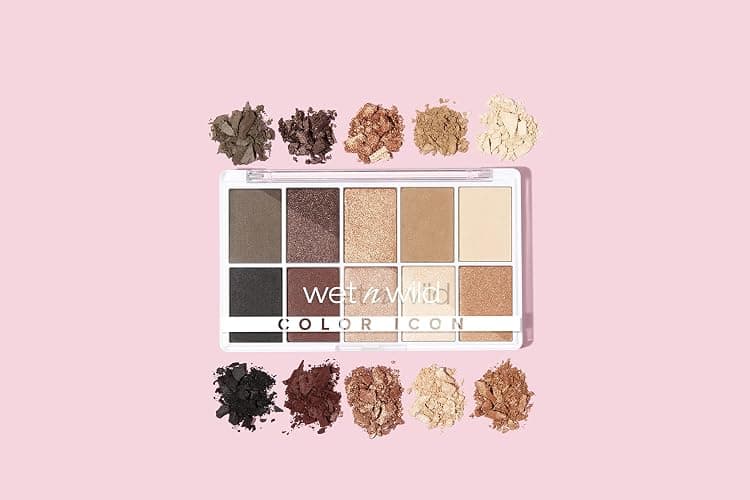 wet n wild Color Icon 10-Pan Eyeshadow Makeup Palette, Brown Nude Awakening, Long Lasting, Shimmer, Metallic, Glittery, Matte, Rich Smooth Pigment, Cruelty Free thumbnail 5