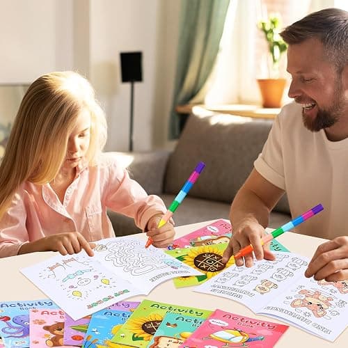 BenLouis 72pcs Mini Activity Books Bulk Kids Birthday Classroom(Classic) | Small activity books, party favors for kids, goodie bags stuffers, return gifts for birthday, classroom travel prizes thumbnail 6