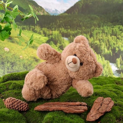 Apricot Lamb Toys Plush Brown Teddy Bear Stuffed Animal Soft Cuddly Perfect for Child 8 Inches thumbnail 2