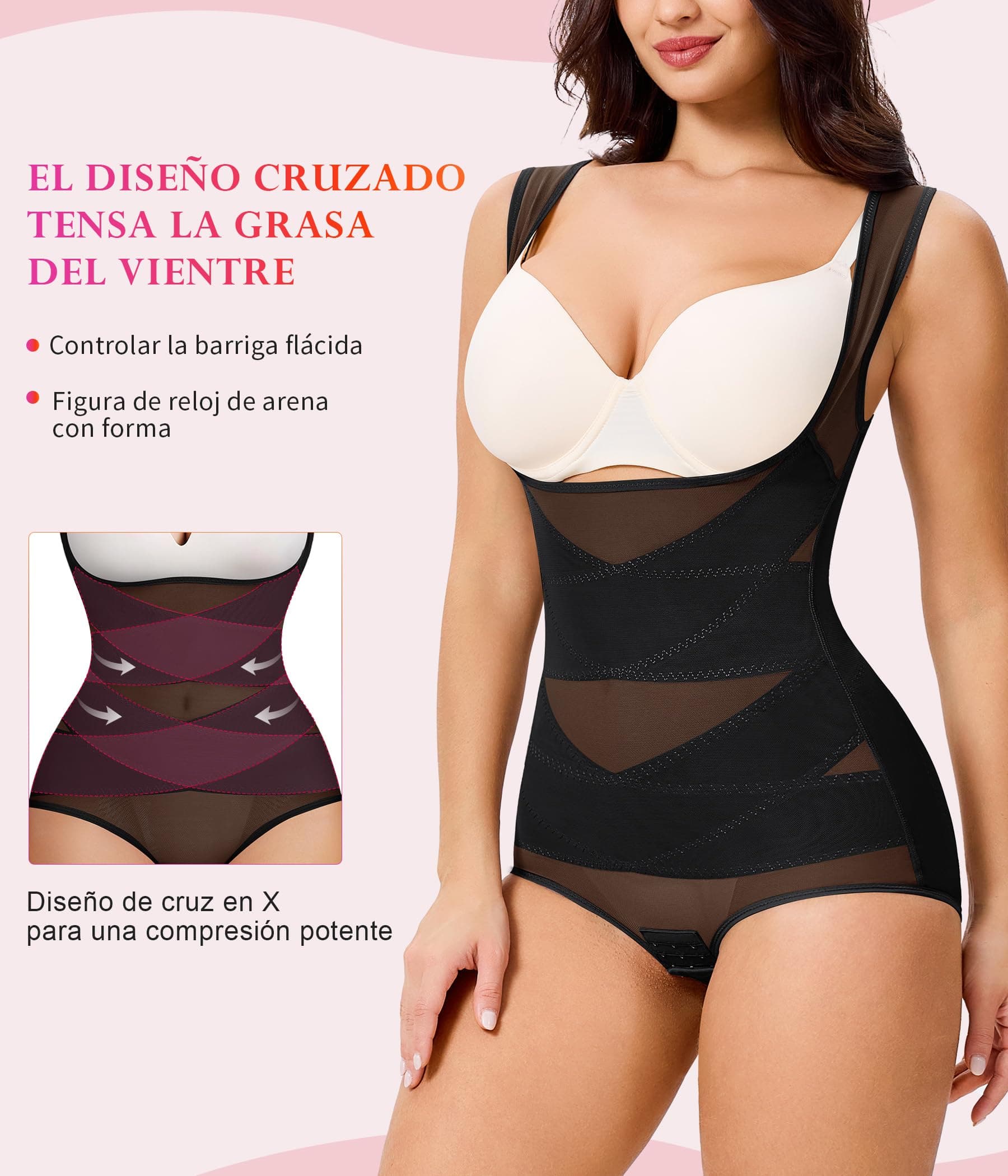 Eleady Fajas Reductoras Mujer Adelgazante Moldeador de Cuerpo Para Mujer Fajas Colombianas Reductoras de Abdomen y Cintura Faja Adelgazante thumbnail 2