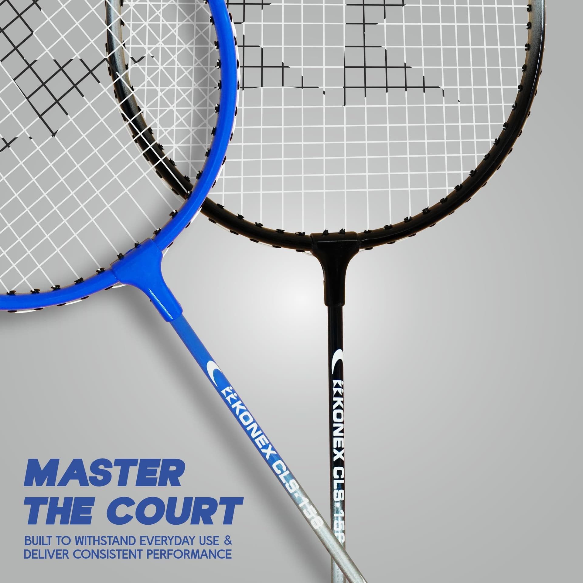 Konex Lightweight Aluminium Badminton Racquet for Beginners & Intermediates | Durable Frame with Full Cover Bag thumbnail 6