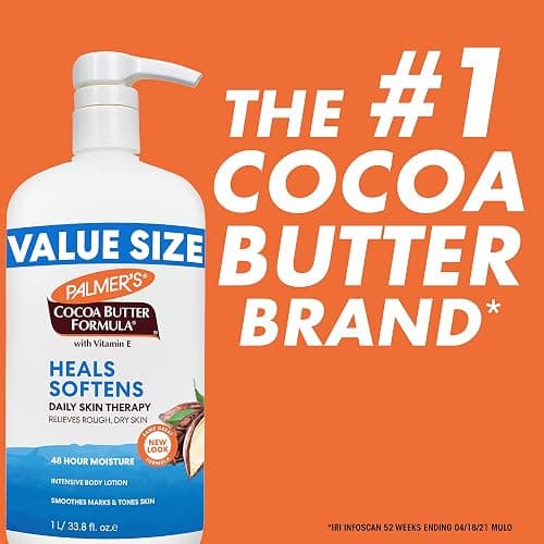 Palmer's Cocoa Butter Formula Daily Skin Therapy Body Lotion, Pump Bottle, 33.8 Ounces (Pack of 2) thumbnail 5
