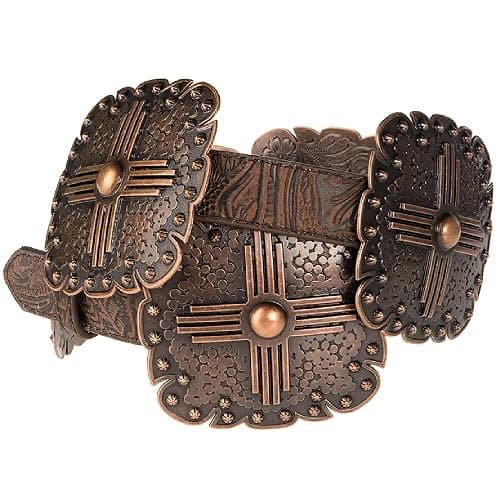 Angel Ranch 1" Brown Ladies' Fashion Belt thumbnail 2