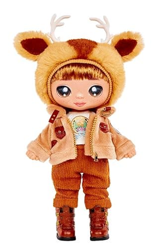 Na Surprise Cozy - DONNIE RANGER - Soft Plush Doll Inspired With Brown Hair, Hat, Outfit, and Fur Clip Bag - Collector's - Gift for Children 5+ thumbnail 3
