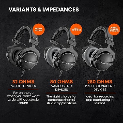 beyerdynamic DT 770 PRO Studio Headphones - 250 Ohm thumbnail 7