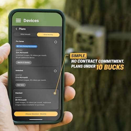 Moultrie Edge 3 Cellular Trail Camera - 40MP HD Photo Capture - 1080p Low-Glow Flash - GPS - Multi-Carrier Auto-Connect - Built-in Memory - 0.5s Trigger Speed - AI Buck Detection thumbnail 6