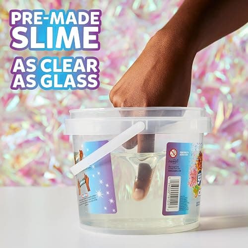 Elmer's Gue Premade Includes 5 Sets of Slime Add-ins, 3 Lb. Bucket, Glassy Clear thumbnail 6