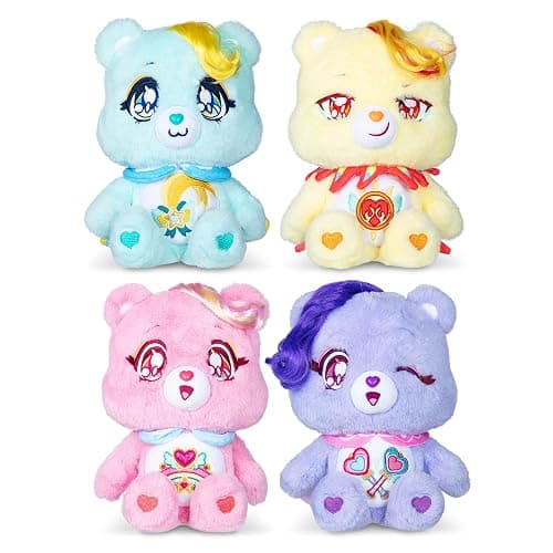 Basic Fun Care Bears 35cm Kindness Keepers Plush – Funshine Bear Eco-Friendly Soft Toy with Cute Expression & Belly Badge – Adorably Collectible Plush for Kids & Fans thumbnail 6