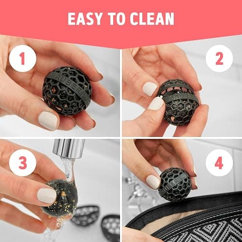 Sauberkugel - The Clean Ball - The clever way of cleaning purses, bags, backpacks and school bags (Black) thumbnail 5
