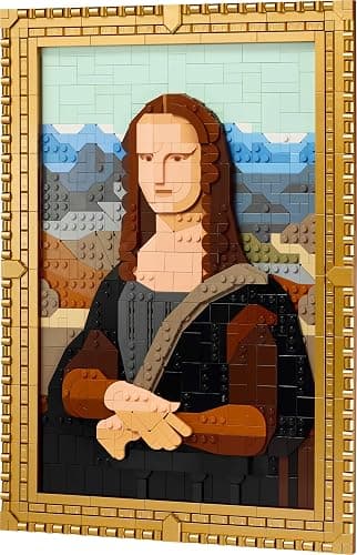 LEGO Art Mona Lisa, Set für Erwachsene, Gemälde von Leonardo da Vinci zum Aufhängen, kreative Aktivität für Männer und Frauen, Geschenk für Kunstliebhaber, italienische Renaissance Kunst 31213 thumbnail 10