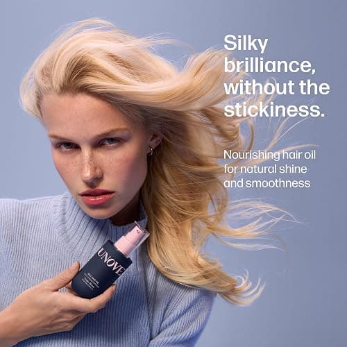 UNOVE Silk Oil Essence Hair Serum 70ml/2.4fl.oz | Nourishing Hair Oil for Dry, Frizzy, and Damaged Hair | Lightweight Smoothing Serum | Frizz Control and Split End Care | Heat Protection thumbnail 8