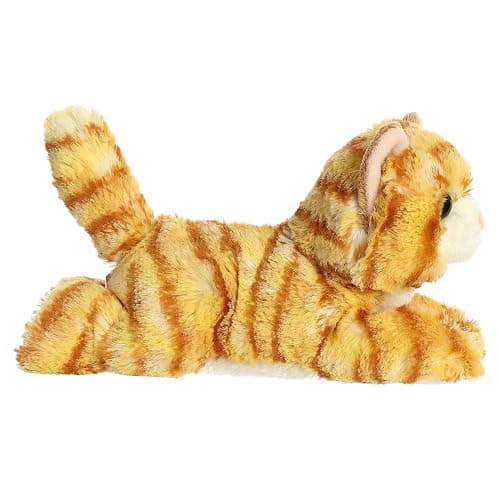 Aurora® Adorable Mini Flopsie™ Ginger Cat™ Stuffed Animal - Mini Companions Ready for Playful Adventures - for Kids All Ages, Toddlers, Adults, and Families - Orange 8 Inches thumbnail 7