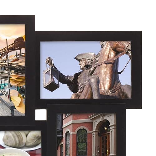 Melannco 18x23 Inch Black Collage Picture Frame - Multi-photo Frame with 12 Openings - Six 6x4 and Six 4x6 Slots - Wall Mounted Gallery Frame for Family Photos - Home Decor Multi-picture Frame thumbnail 4