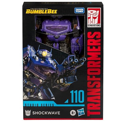 Transformers Toys Studio Series Voyager Bumblebee 110 Shockwave, 6.5-inch Converting Action Figure, 8+ thumbnail 2