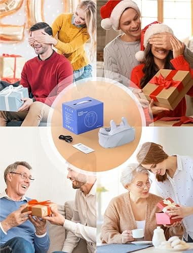 MASGRE Electric Shiatsu Back and Neck Massager, Cordless Shoulder Massager with Heat, Deep Tissue 3D Kneading Massage Pillow for Shoulder, Leg, Body Muscle Pain Relief, Gifts for Men Women thumbnail 8