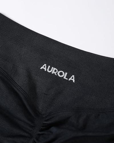 AUROLA Influence Workout Shorts for Women,2.5 3.5 4.5 5.5 6.5 No Roll Up Squat Proof Scrunch Seamless Compression Gym Short thumbnail 5