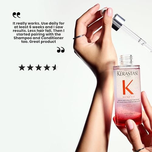 Kérastase Genesis Hair Serum, Nourishing Fortifying Leave-In, For Weakened Hair, With Ginger Root Edelweiss Flower, 90 ml thumbnail 11