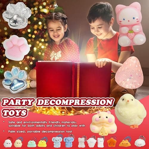 19pcs Taba Squishy Pack,Fidget Toys Kit,Include Squishies Party Favors for Kids 4-8 8-12 Treasure Box Toys for Classroom Birthday Xmas Gifts for Girls Boys Goodie Bag Stocking Stuffers for Teens thumbnail 7