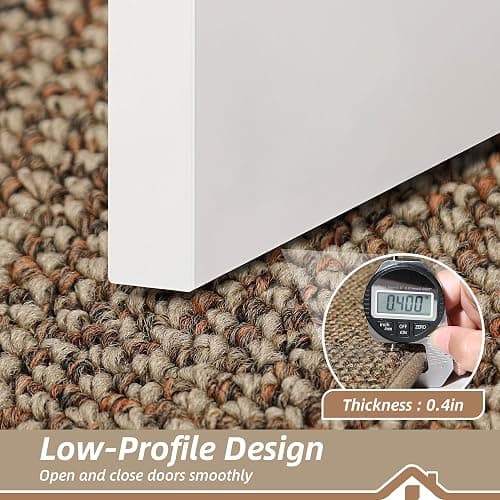 BEQHAUSE Dirt Trapper Door Mat 32" x 48", Non-Slip Washable Doormats Entrance Mat, Dirt Resistant and Absorbent Welcome Mat, Low Profile Floor Mats for Front Back Door and Entryway, Taupe thumbnail 4