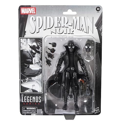 Marvel Legends Series Spider-Man Noir, Retro Cardback Spider-Man Comics Collectible 6-Inch Scale Action Figure - Image 1