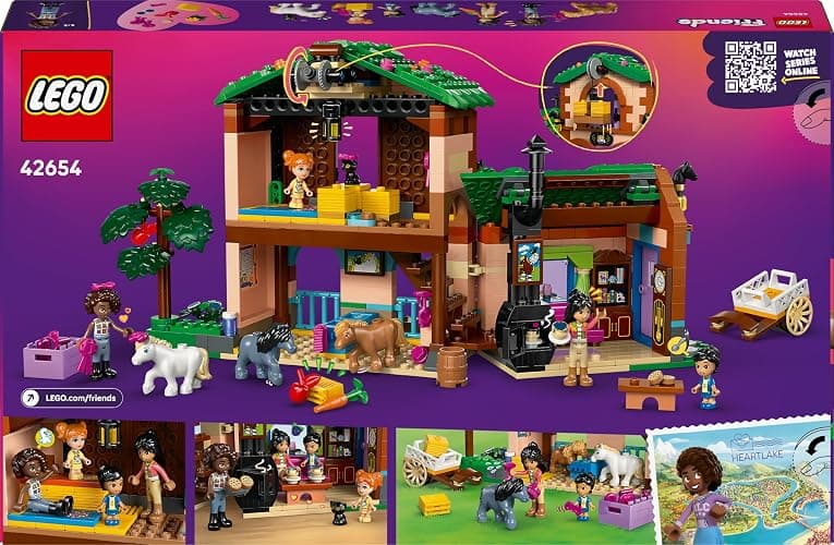 LEGO Friends Pony Ranch & Stable Toy - incl. 3 Horse Animal Figures, 4 Mini Dolls and a Cat, plus fun Accessories - Creative Gift for 7+ Year Old Girls - 42654 thumbnail 11