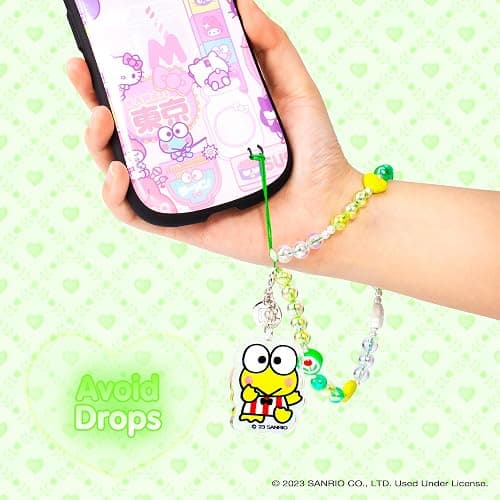 iFace Hello Kitty and Friends Beaded Wristlet Universal Phone Charm Strap - Cute Wrist Chain Lanyard Aesthetic Decor Strap for Cell Phone Camera Keys AirPods Keychains thumbnail 4