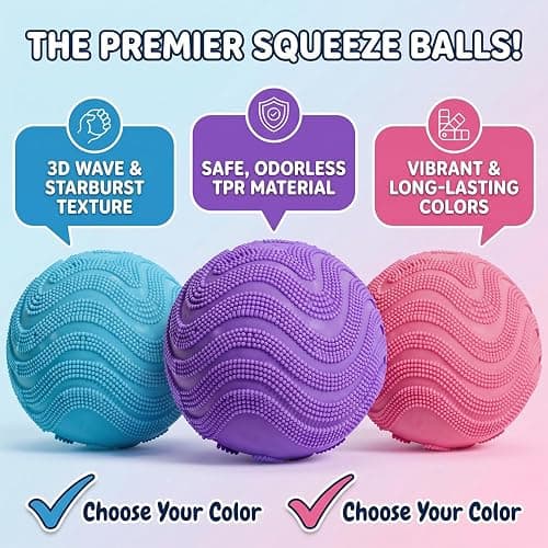 Fuzz Ball Squishy Stress Ball Toy,Slow Rising Memory Foam Fidget Squishy Fuzz Balls Adults Anxiety Stress Relief Toys,Party Favors Gift for Focus&Relaxation thumbnail 4
