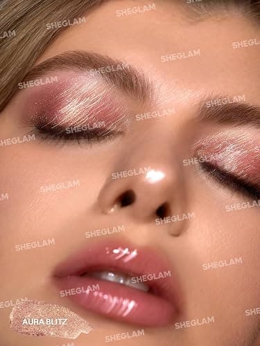 SHEGLAM Crystal Jelly Glaze Stick Eye Shadow Stick Eyeliner Brightener Pencil Crayon with Brush Easy to Blend Long Lasting Shimmer Eyeshadow-Aura Blitz thumbnail 6