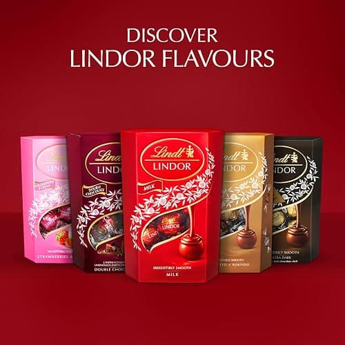 Lindt Lindor Double Chocolate Truffles – 200g Box (Approx. 16 Balls) – Smooth Filling – Valentines Day, Mothers Day, Easter, Gift, Birthday, Congratulations Treat thumbnail 8