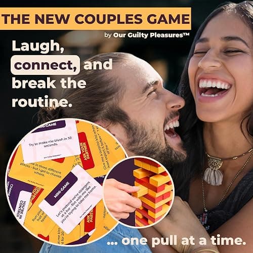 The Pull Out Game - Flirty Date Night Game for Couples, Romantic Block Tower with 100 Cards, 50 Action & 50 Tell Me - Perfect for Any Relationship or Valentines Day Gift thumbnail 2