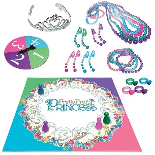 Pretty, Pretty, Princess with 1990's Artwork by Winning Moves Games USA, a Delightful Jewelry Dress-Up Game for 2-4 Players, Ages 5 and Up (1222) thumbnail 5
