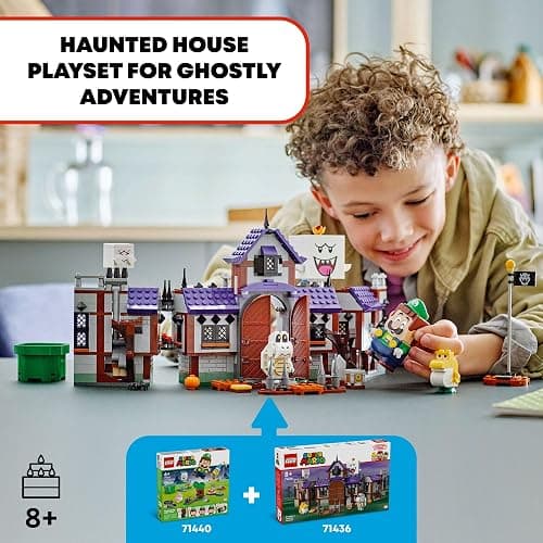 LEGO Super Mario King Boo's Haunted Mansion - Building Toy for Kids Ages 8+ - Mario Toy W/ 4 Minifigures - Gift for Boys, Girls, & Gamers - 71436 thumbnail 2