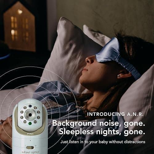 Infant Optics DXR-8 PRO Video Baby Monitor, 720P HD Resolution 5" Display, Patented A.N.R. (Active Noise Reduction), No WiFi, Pan Tilt Zoom, and Interchangeable Lenses thumbnail 5