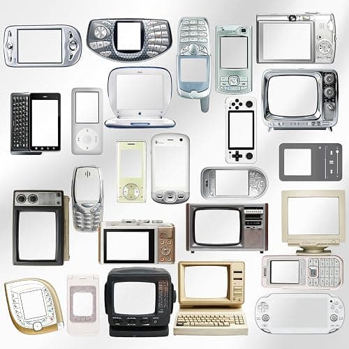 100 Pcs Y2K Retro Tech Stickers with DIY Blank Screens - Vintage Electronics Decals for Scrapbooking, Bullet Journaling, Laptops & Phone Cases thumbnail 4