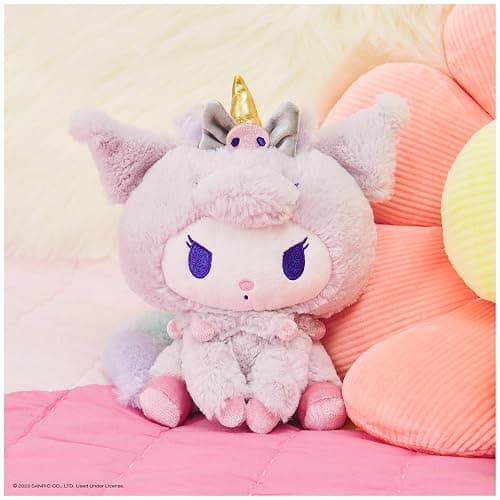 GUND Sanrio Kuromi Unicorn Plush Toy, Premium Stuffed Animal for Ages 1 and Up, Purple, 6” thumbnail 2