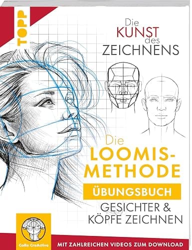 Die Kunst des Zeichnens. Die Loomis-Methode Übungsbuch: Gesichter und Köpfe zeichnen - Image 1